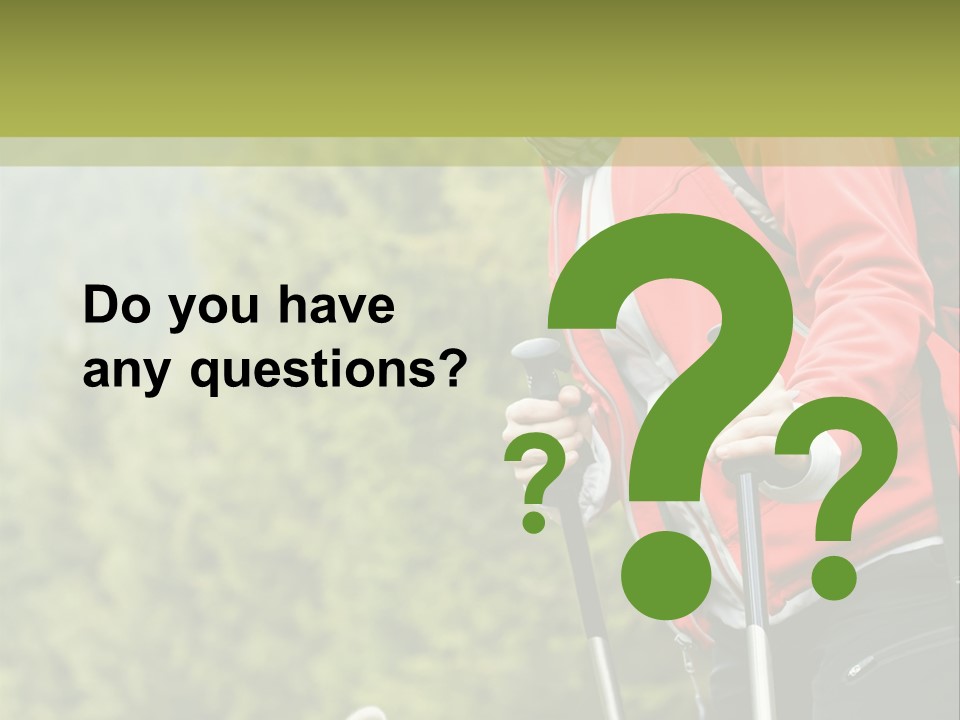 Hiking  Person PowerPoint Template