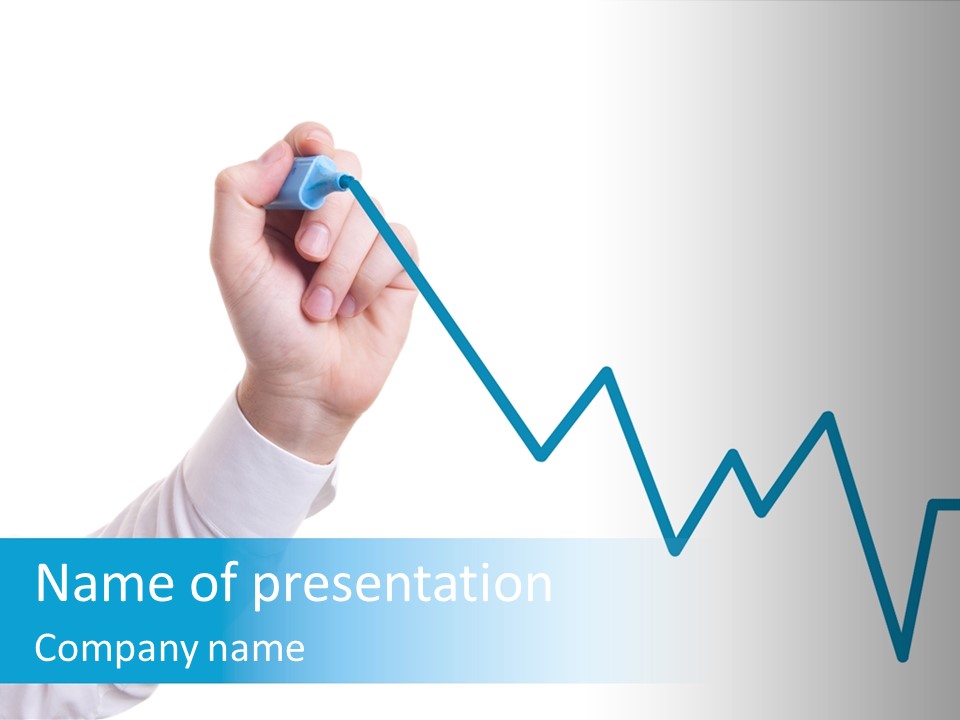 Manager White Pen PowerPoint Template