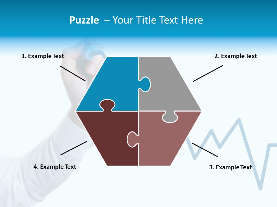 Manager White Pen PowerPoint Template