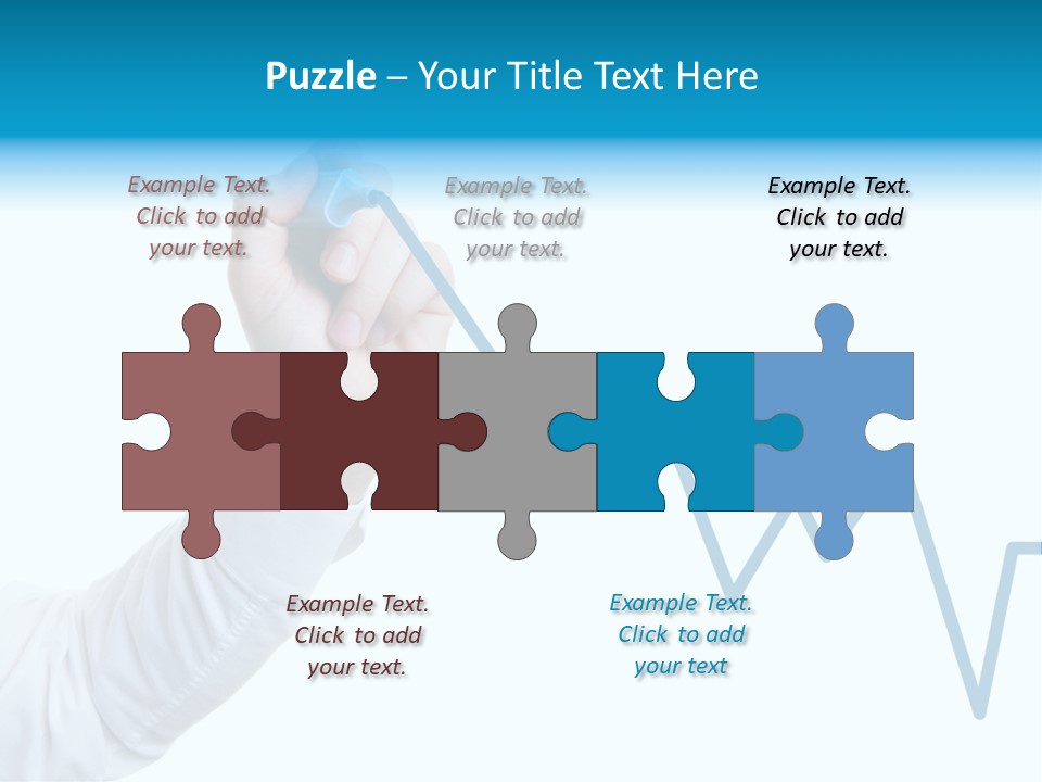 Manager White Pen PowerPoint Template