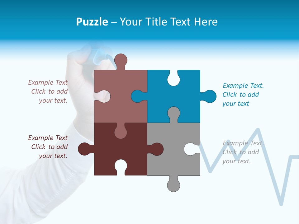 Manager White Pen PowerPoint Template