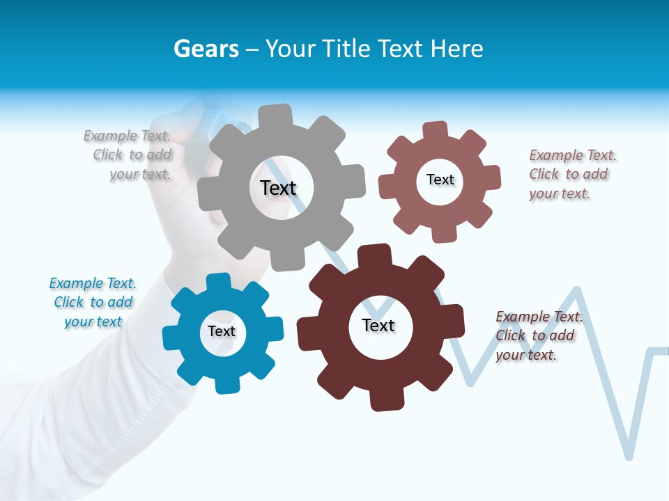 Manager White Pen PowerPoint Template