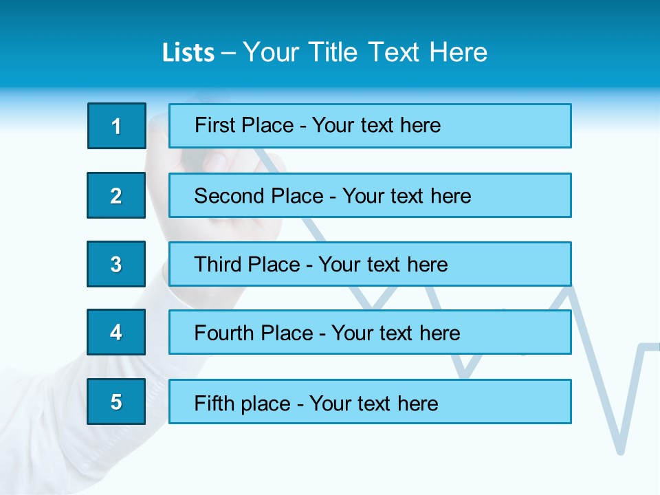 Manager White Pen PowerPoint Template