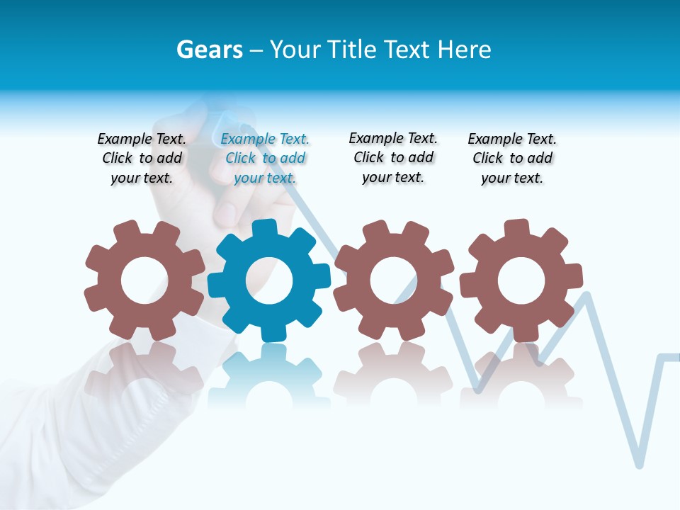 Manager White Pen PowerPoint Template