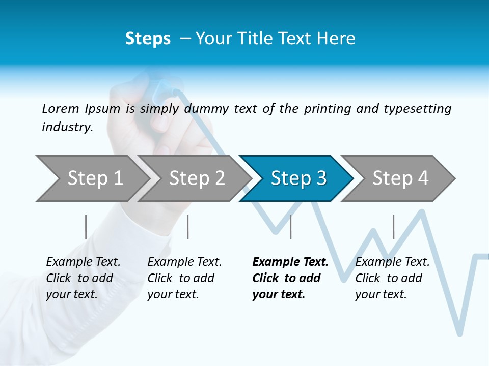 Manager White Pen PowerPoint Template