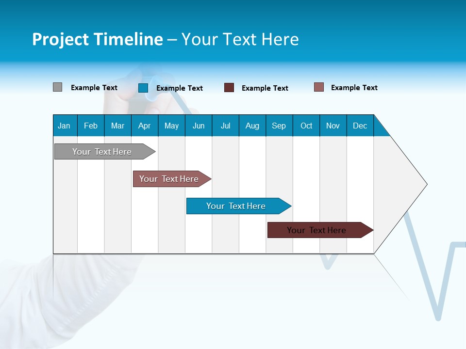 Manager White Pen PowerPoint Template