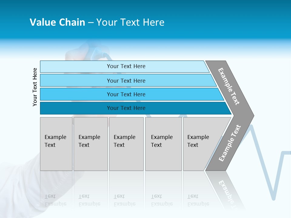 Manager White Pen PowerPoint Template