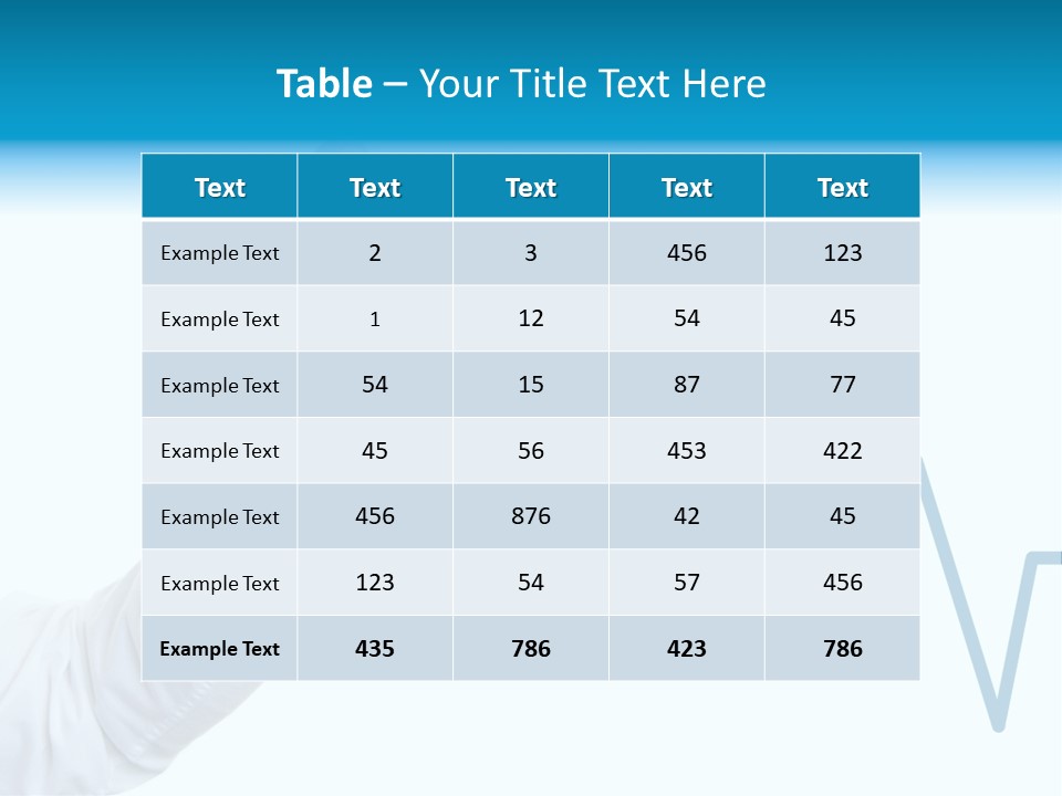 Manager White Pen PowerPoint Template