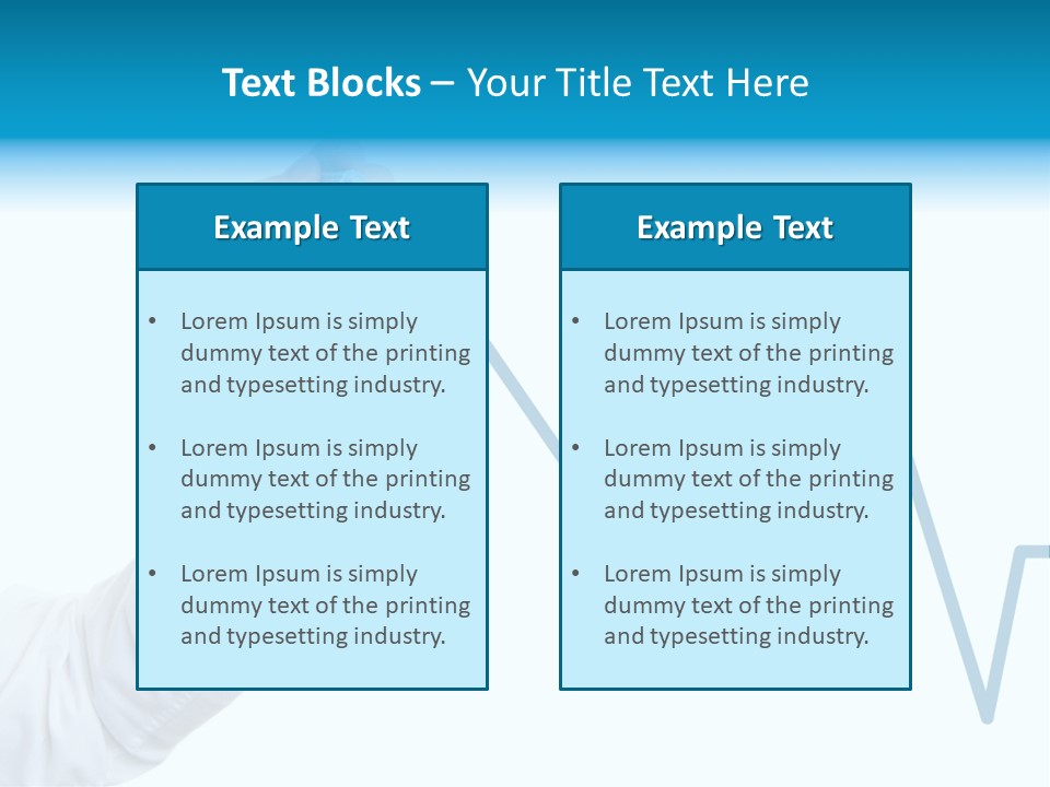 Manager White Pen PowerPoint Template