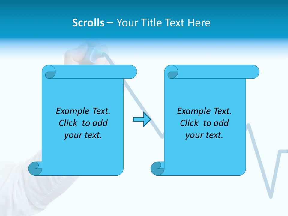 Manager White Pen PowerPoint Template