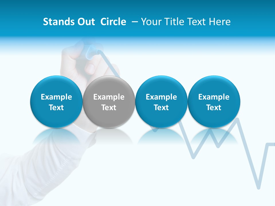 Manager White Pen PowerPoint Template