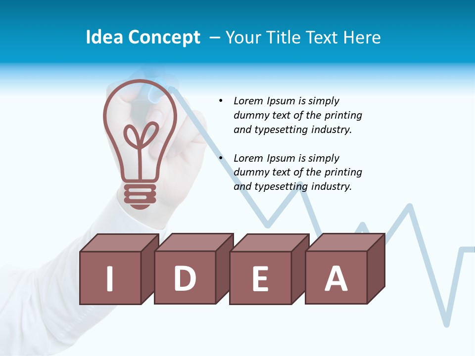 Manager White Pen PowerPoint Template