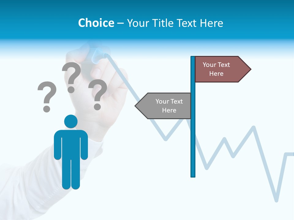 Manager White Pen PowerPoint Template