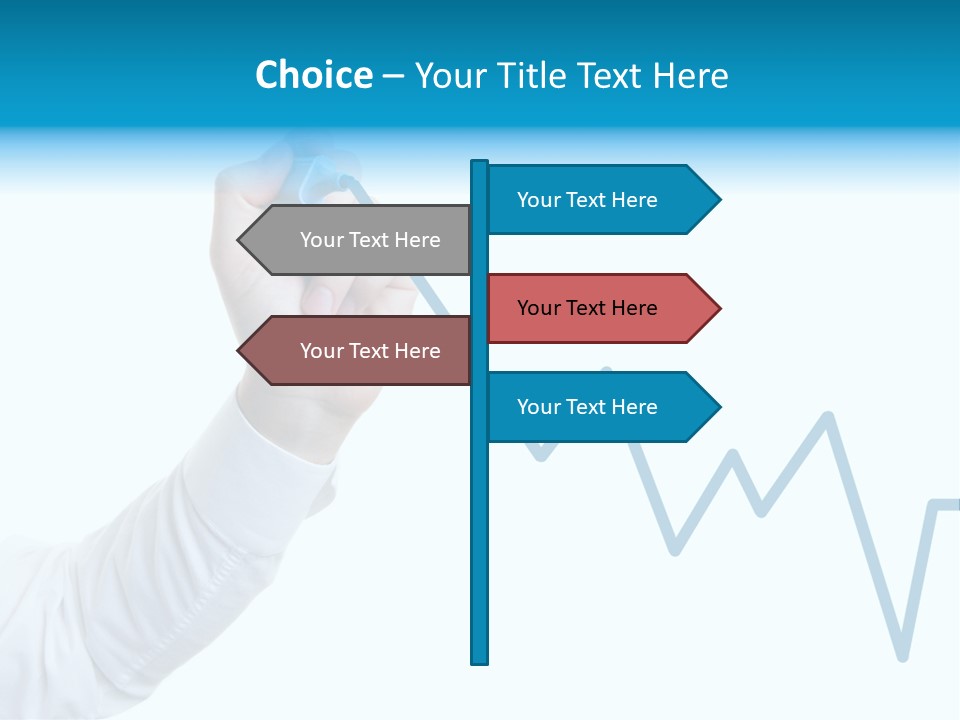 Manager White Pen PowerPoint Template