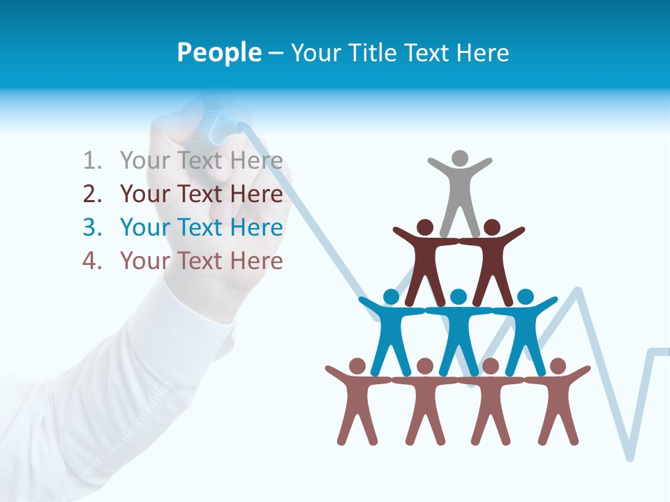 Manager White Pen PowerPoint Template