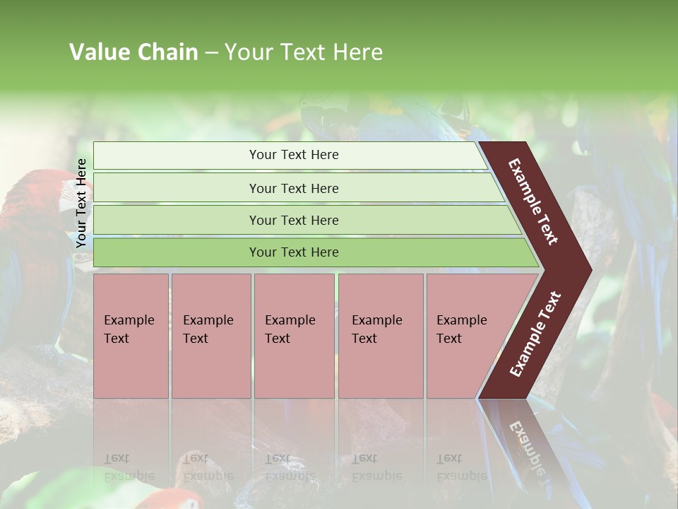 Yellow Forest Image PowerPoint Template