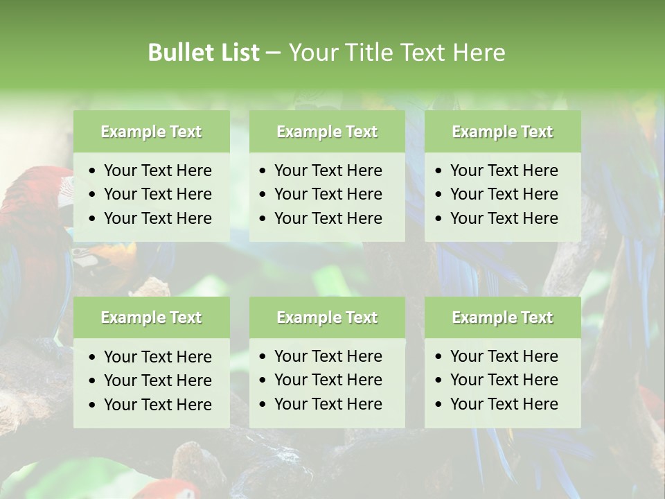 Yellow Forest Image PowerPoint Template