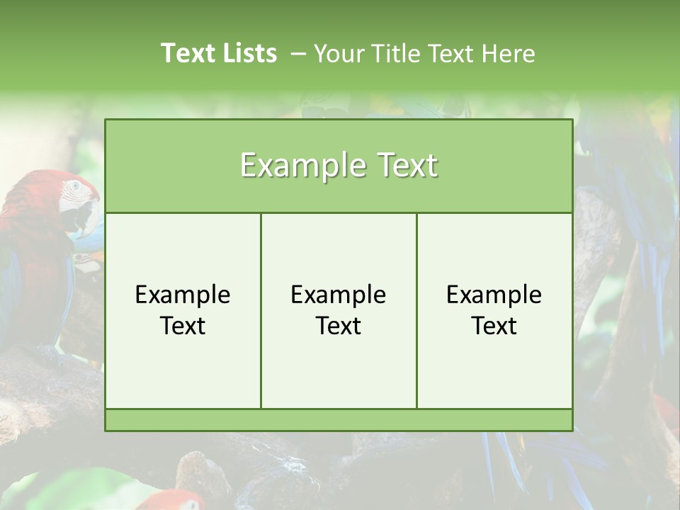Yellow Forest Image PowerPoint Template