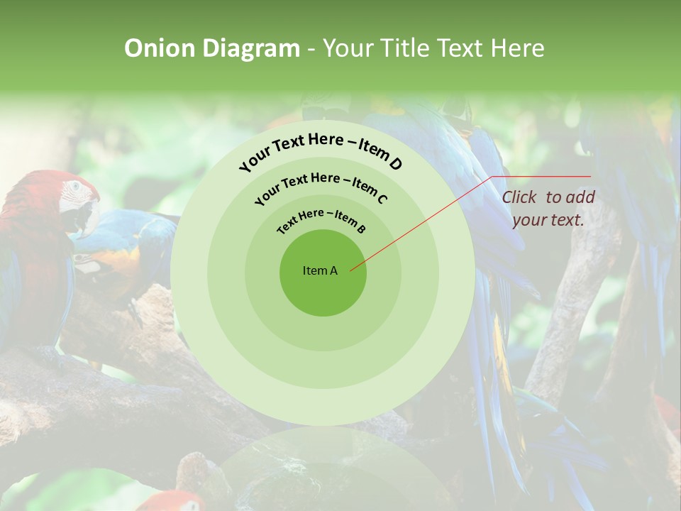 Yellow Forest Image PowerPoint Template