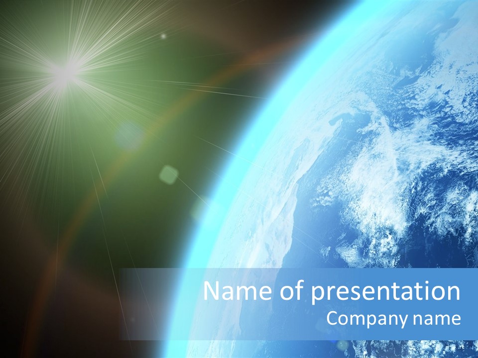 Fantasy Black Environment PowerPoint Template