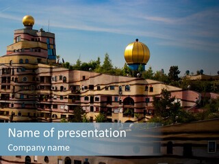 Color Europe Hundertwasser PowerPoint Template