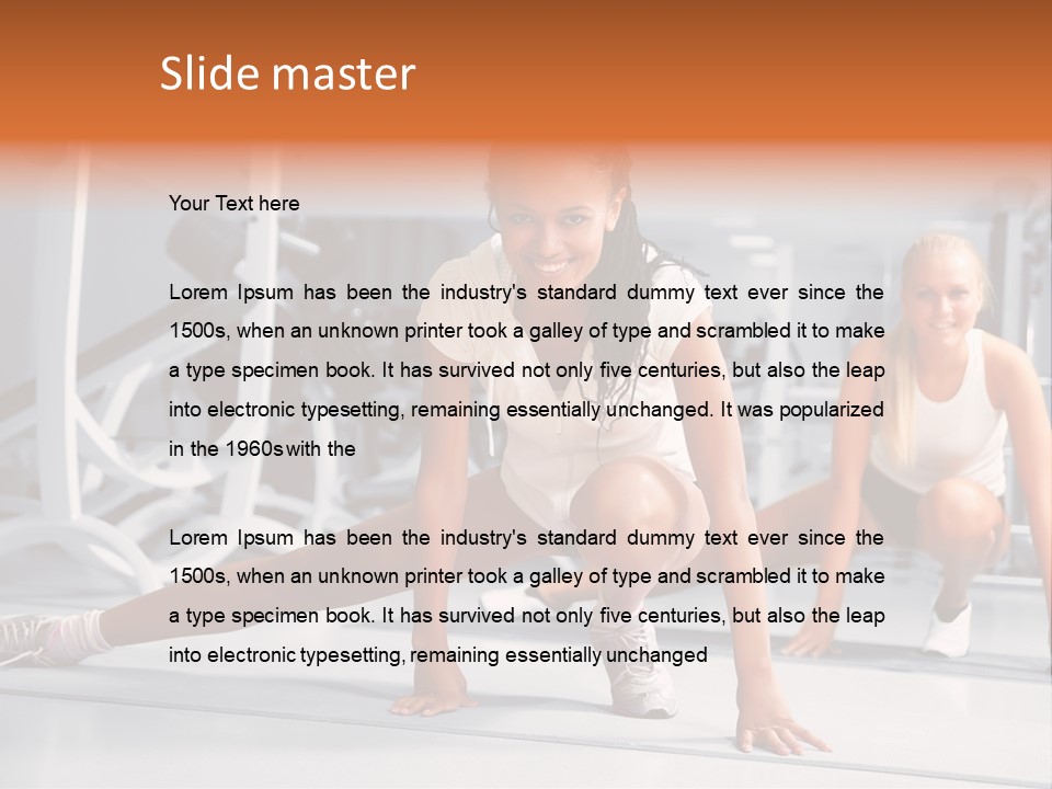 Build Caucasian Attractive PowerPoint Template