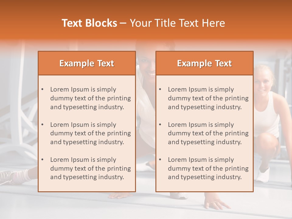 Build Caucasian Attractive PowerPoint Template