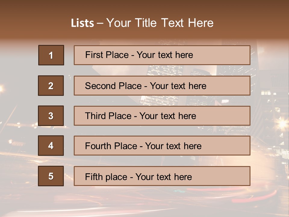 Background Transportation Hongkong PowerPoint Template