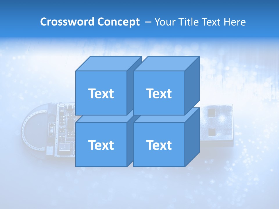 Electrical Accessories Usb PowerPoint Template
