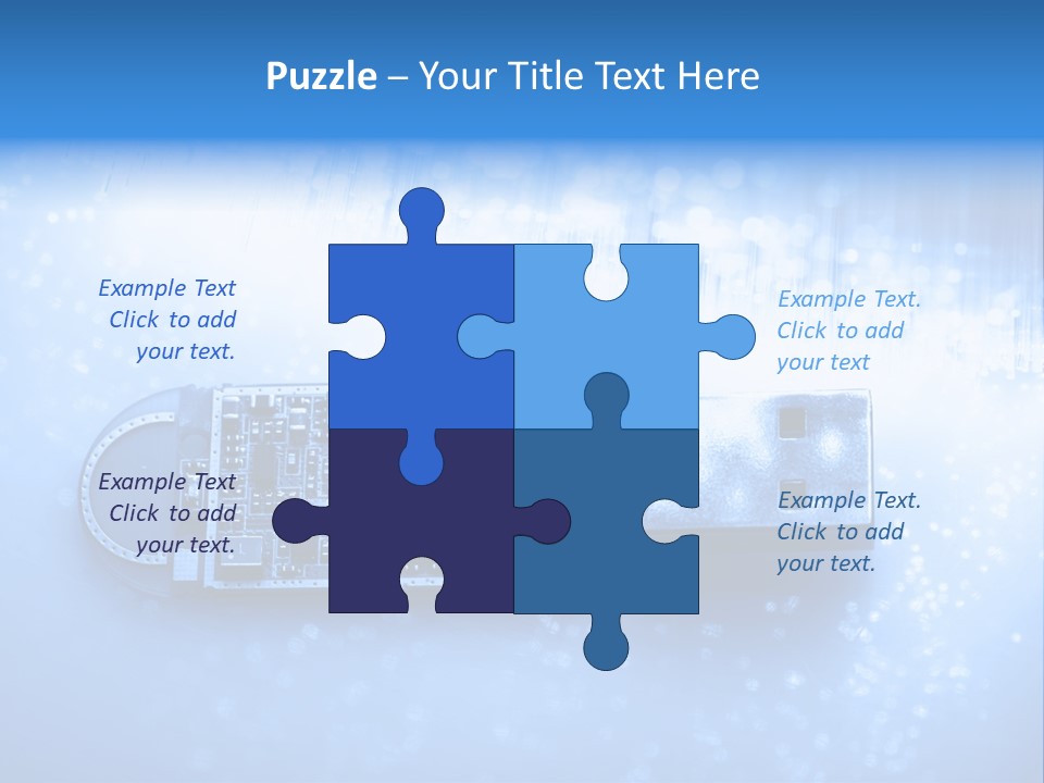 Electrical Accessories Usb PowerPoint Template