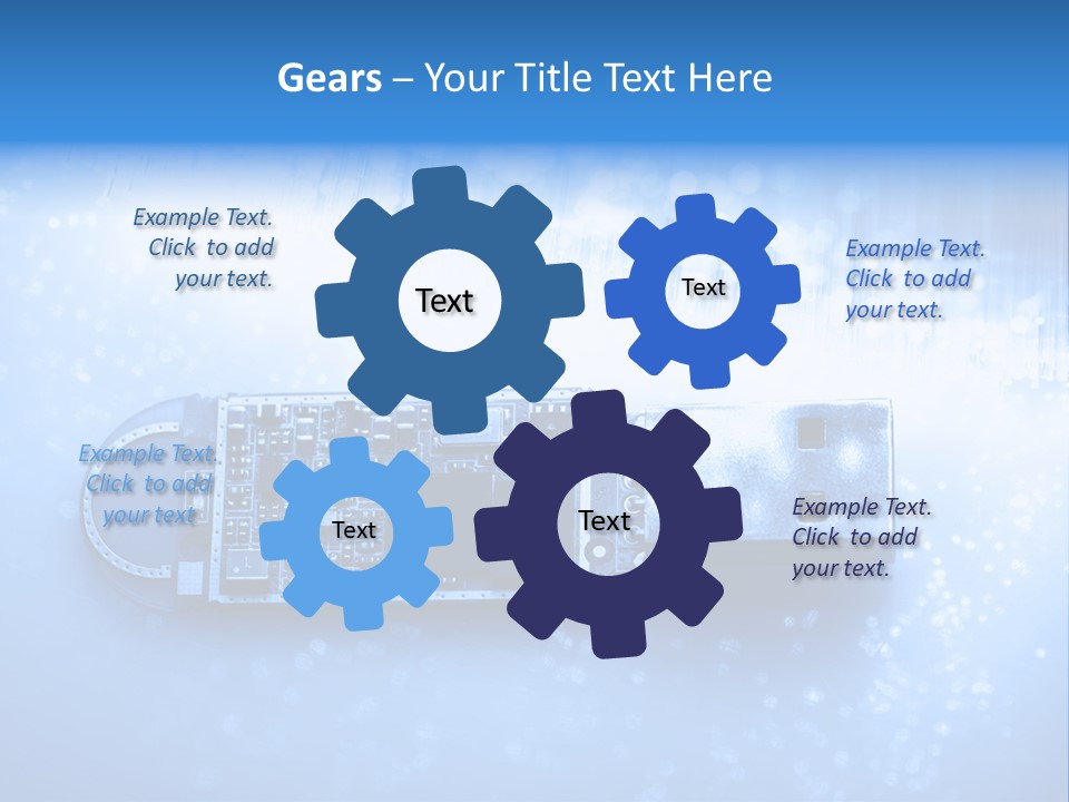 Electrical Accessories Usb PowerPoint Template