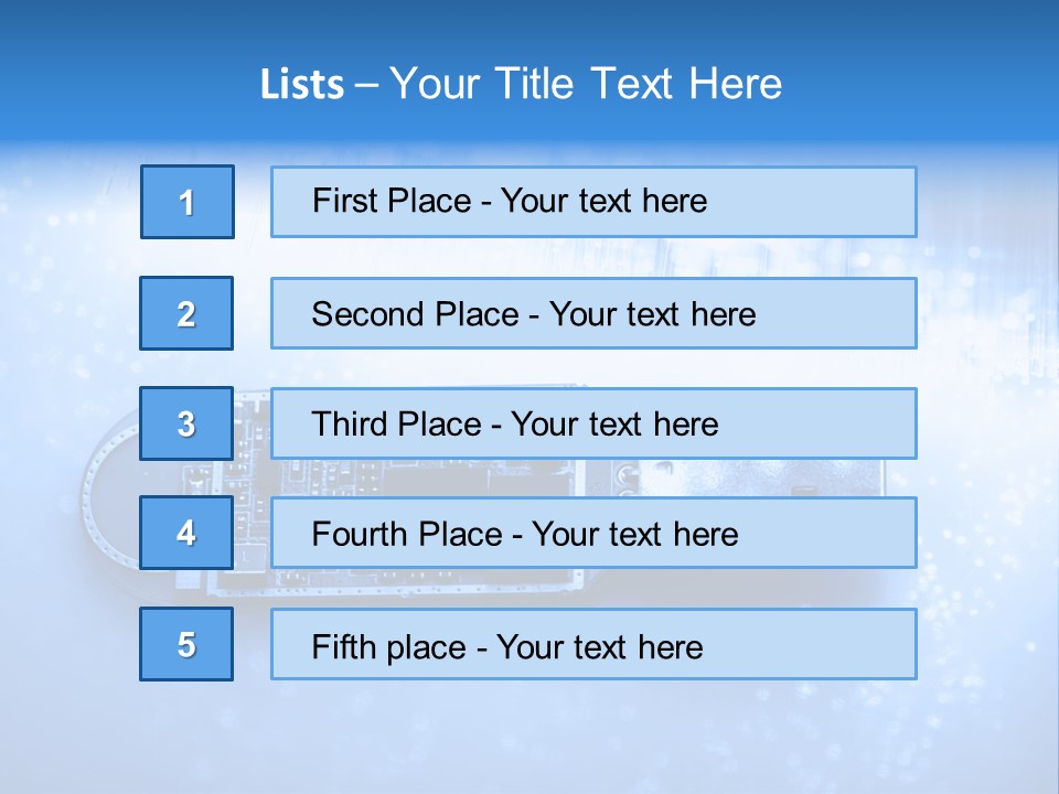 Electrical Accessories Usb PowerPoint Template