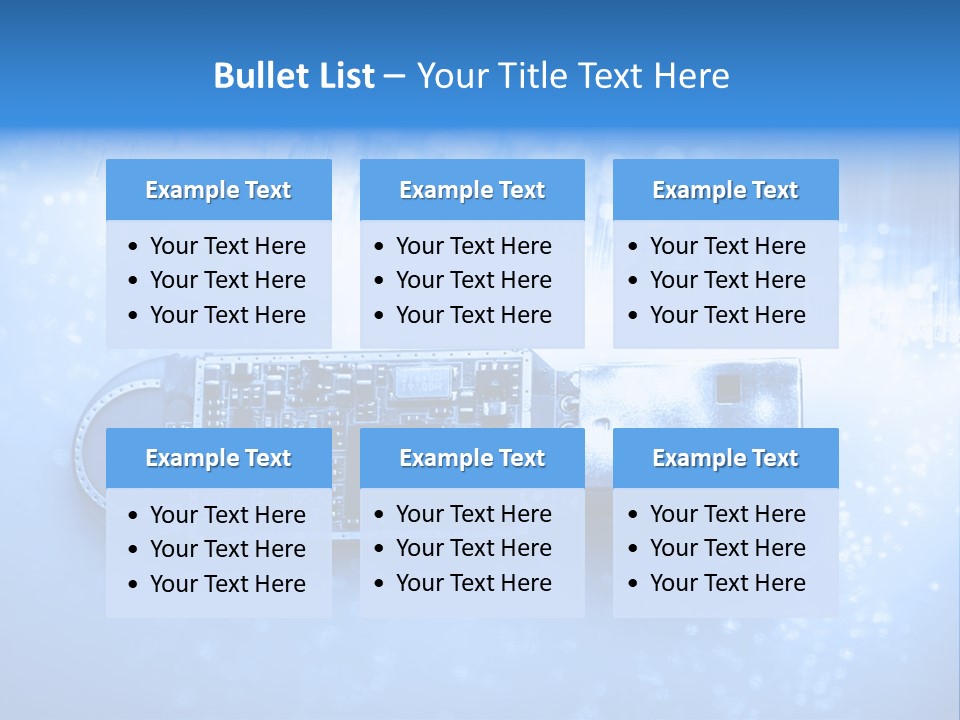 Electrical Accessories Usb PowerPoint Template