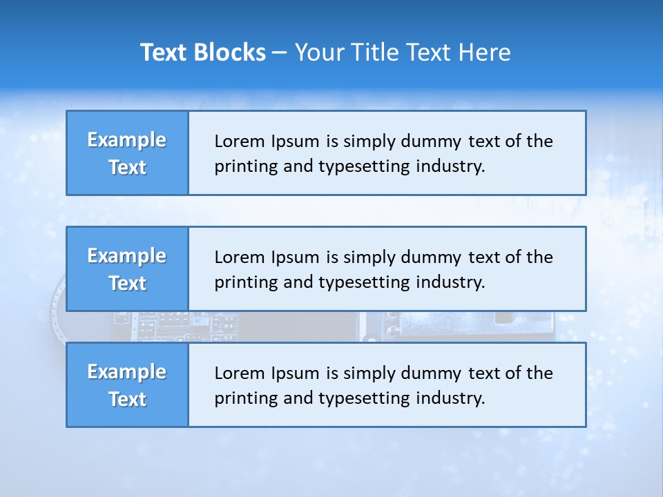 Electrical Accessories Usb PowerPoint Template