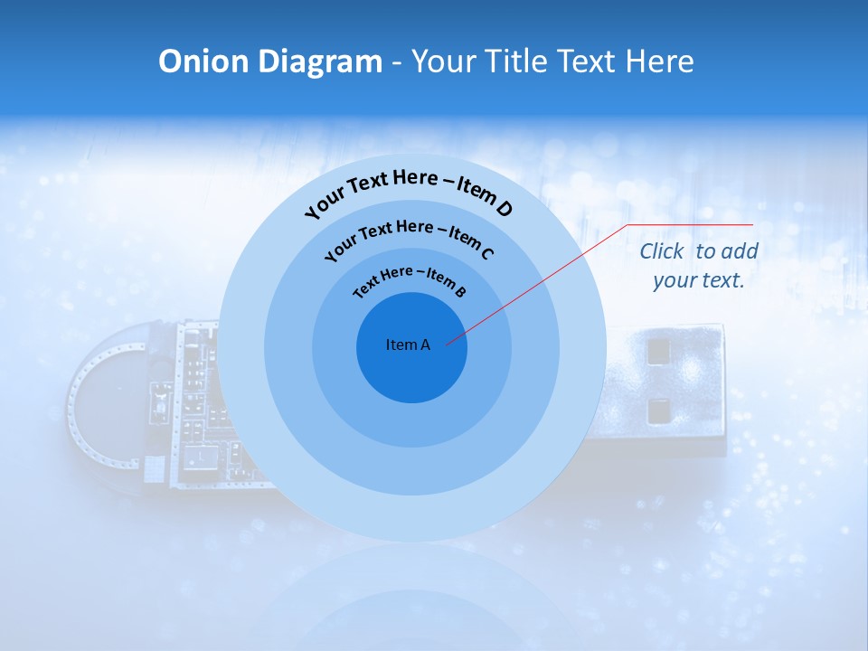 Electrical Accessories Usb PowerPoint Template