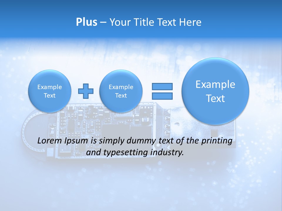 Electrical Accessories Usb PowerPoint Template
