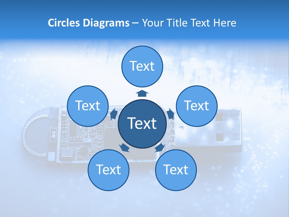 Electrical Accessories Usb PowerPoint Template