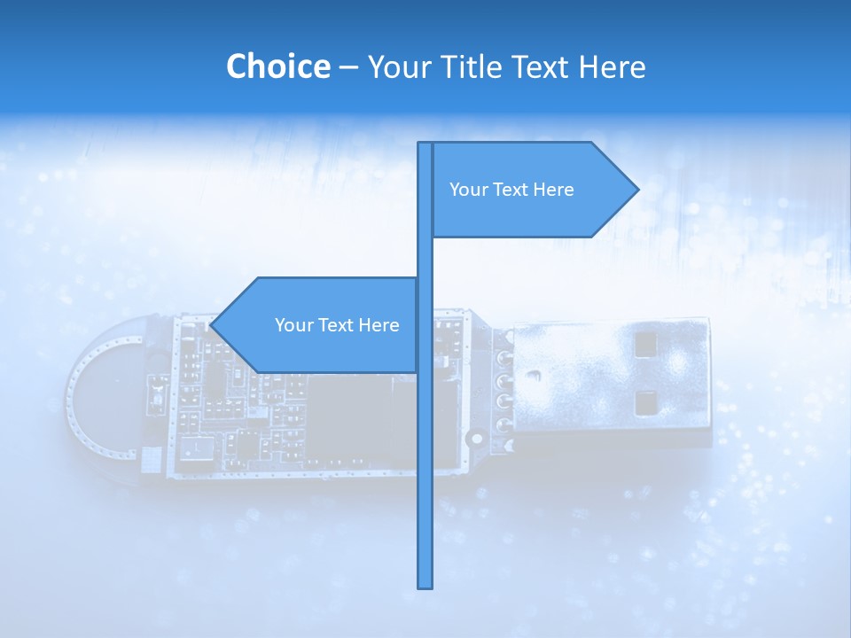 Electrical Accessories Usb PowerPoint Template