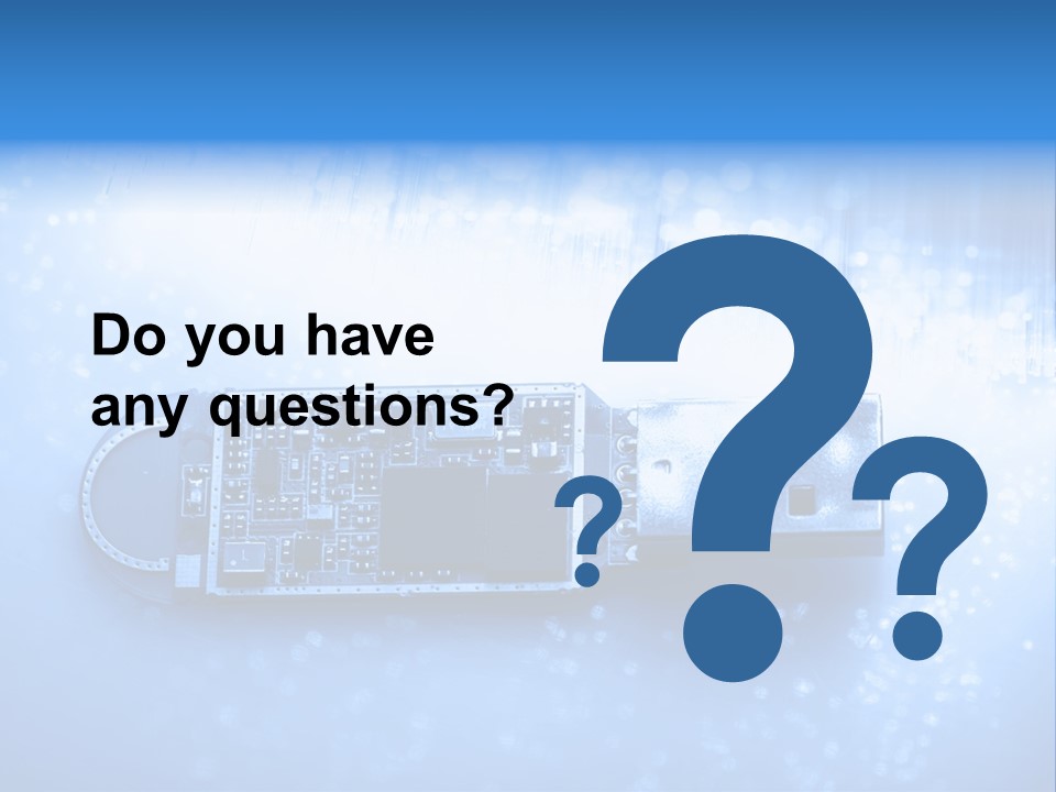 Electrical Accessories Usb PowerPoint Template