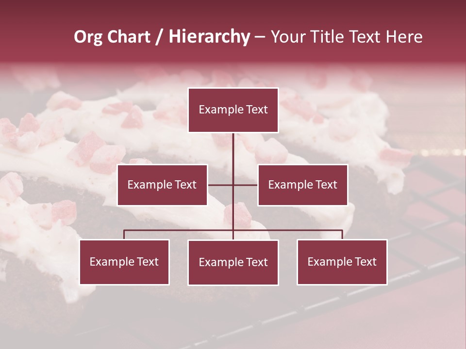 A Piece Of Cake With White Frosting And Pink Sprinkles PowerPoint Template