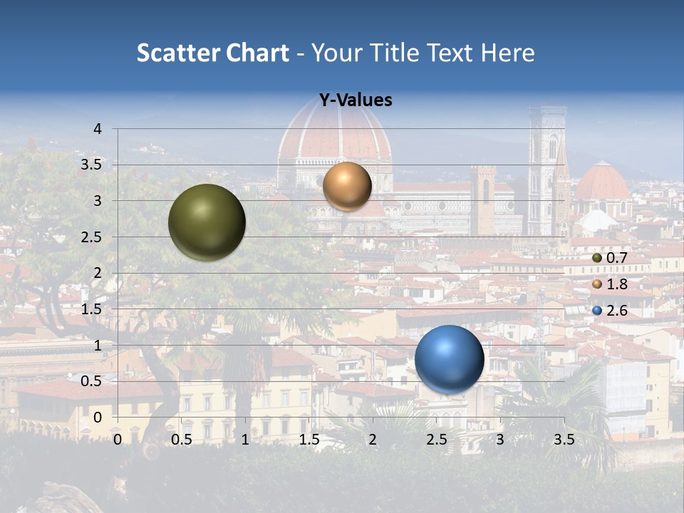 A View Of A City With A Dome In The Background PowerPoint Template