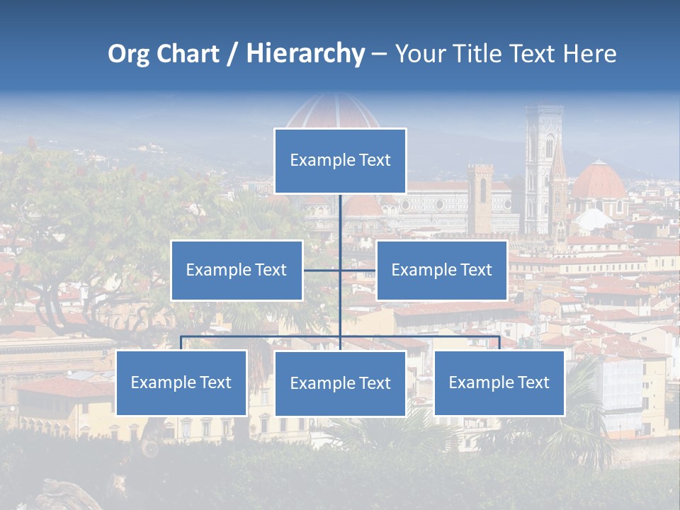 A View Of A City With A Dome In The Background PowerPoint Template