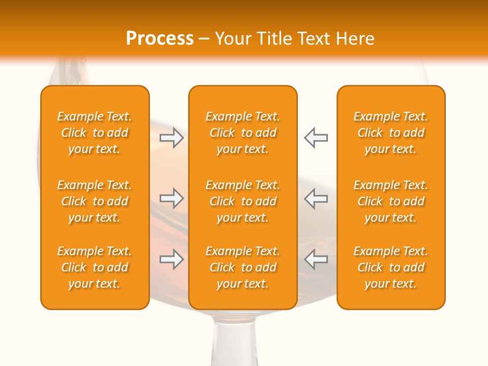 A Glass Of Whiskey On A White And Orange Background PowerPoint Template