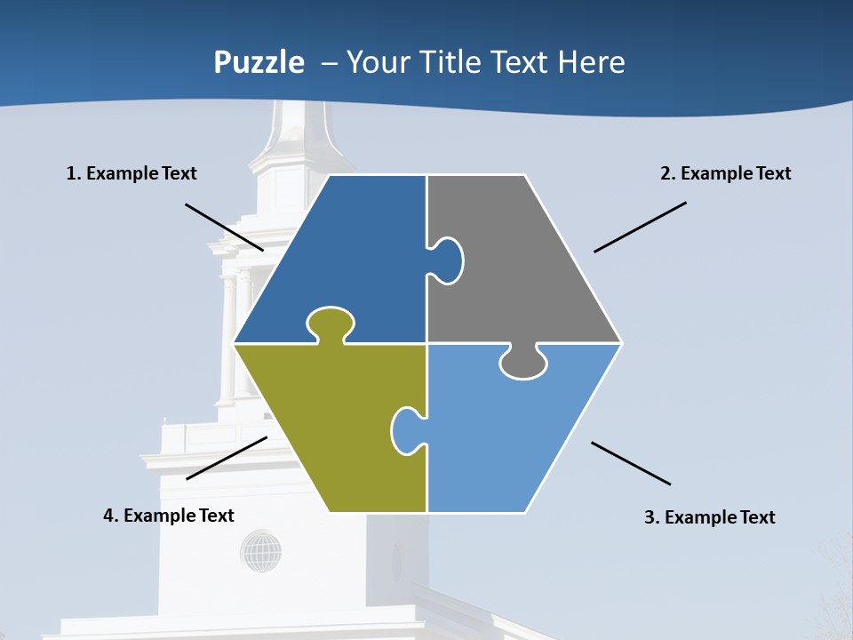 Tower Bell Tower Baptist Church PowerPoint Template