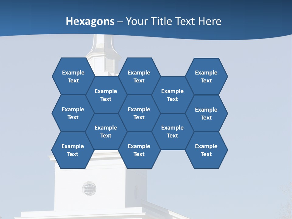 Tower Bell Tower Baptist Church PowerPoint Template