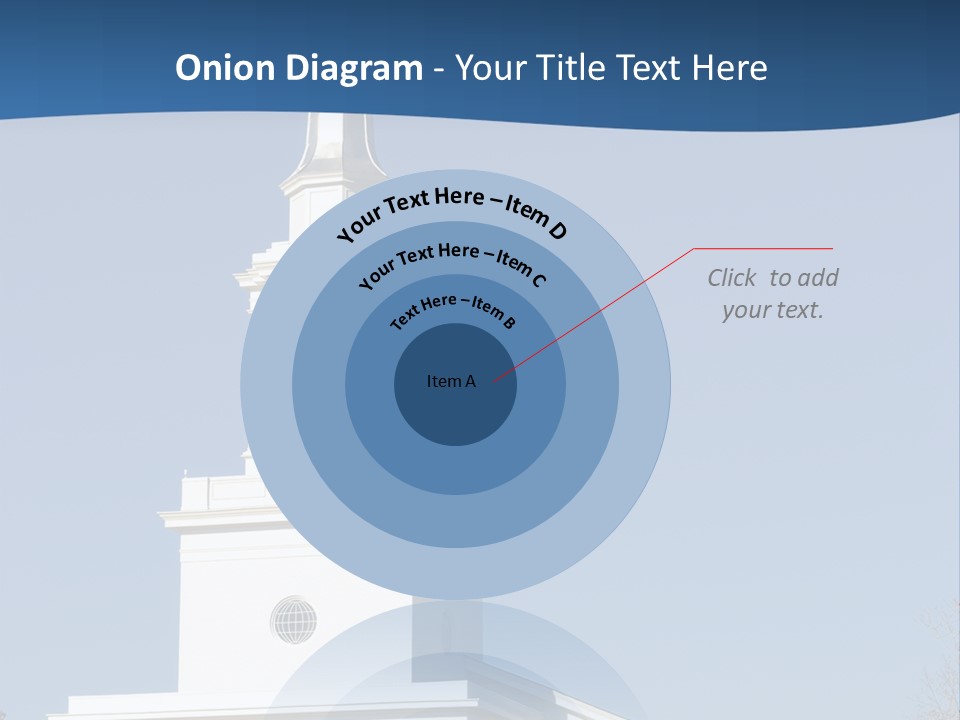 Tower Bell Tower Baptist Church PowerPoint Template