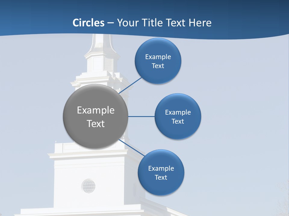 Tower Bell Tower Baptist Church PowerPoint Template