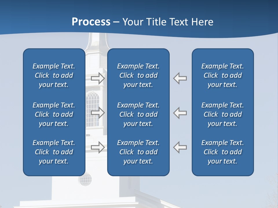 Tower Bell Tower Baptist Church PowerPoint Template