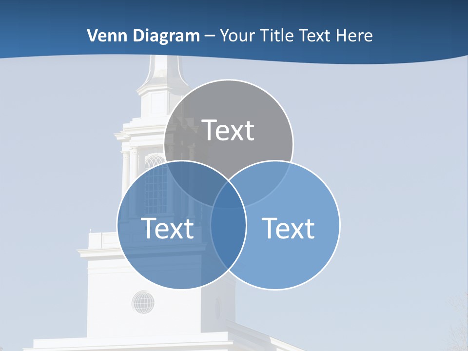 Tower Bell Tower Baptist Church PowerPoint Template