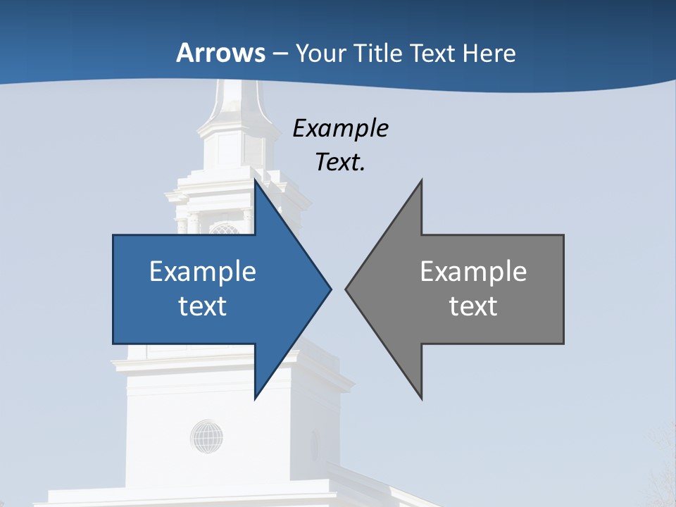 Tower Bell Tower Baptist Church PowerPoint Template